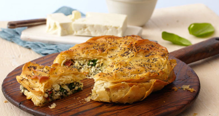 Spanish And Feta Filo Pie Recipe Pastry Jus Rol